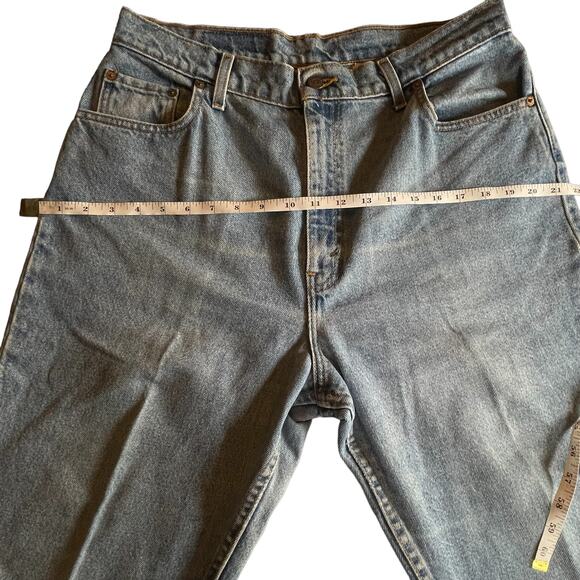 Vintage Levi's 551 Relaxed Fit Tapered Leg High-Waist SIZE 16 Med 100% Cotton - Picture 8 of 10